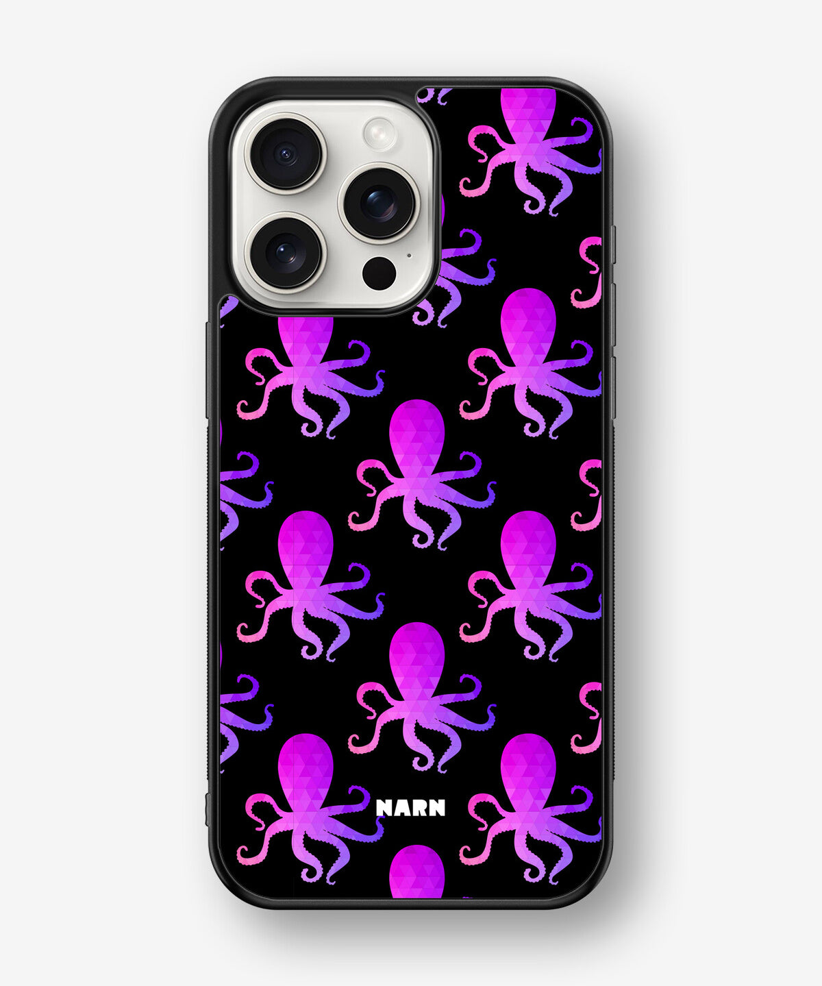 iPhone 15 Pro Max Hard Case – Octopus Pattern - View 1