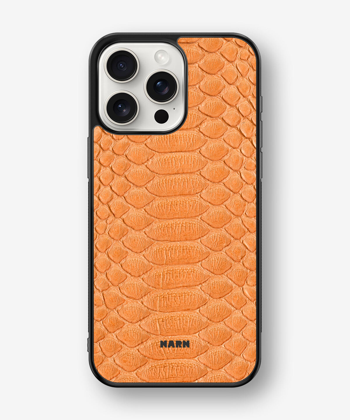 iPhone 15 Pro Max Hard Case – Orange Snake - View 1