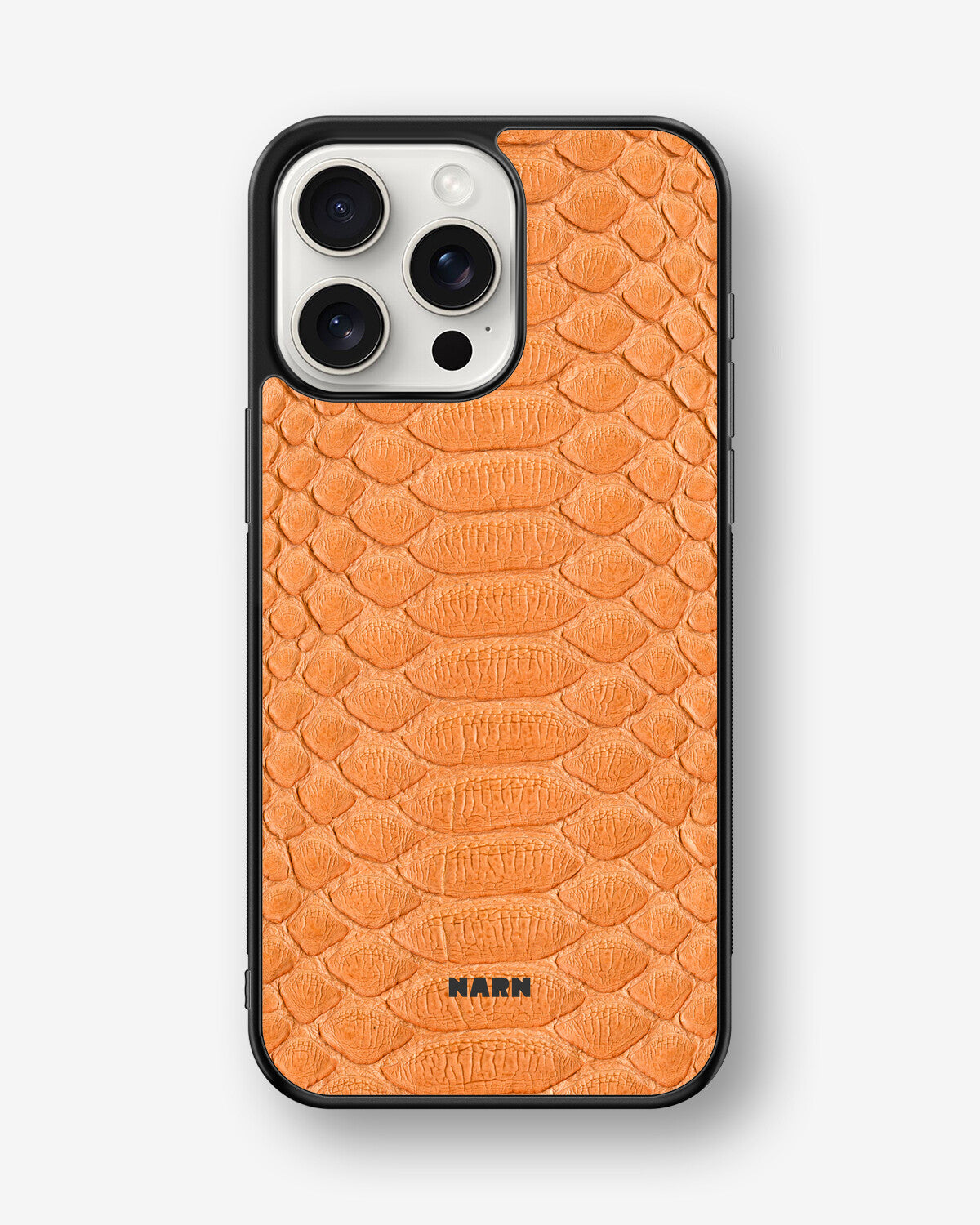 iPhone 15 Pro Max Hard Case – Orange Snake - View 1