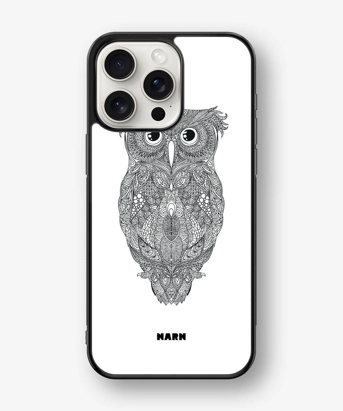 iPhone 15 Pro Max Hard Case – Owl - View 1