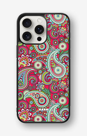 iPhone 15 Pro Max Hard Case – Paisley Paradise - View 1