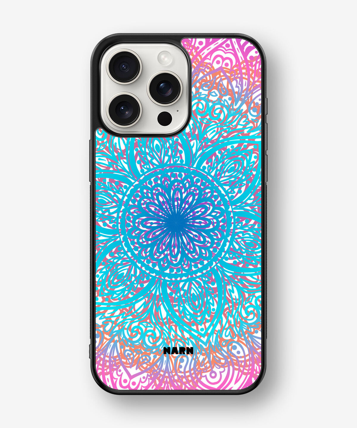 iPhone 15 Pro Max Hard Case – Pastel Mandala - View 1