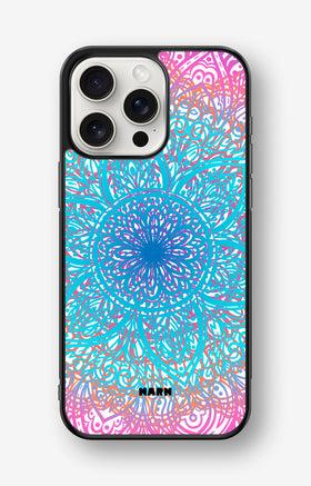 iPhone 15 Pro Max Hard Case – Pastel Mandala - View 1