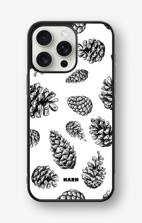 iPhone 15 Pro Max Hard Case – Pine Cones - View 1