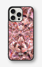 iPhone 15 Pro Max Hard Case – Pink Crystals - View 1