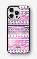 iPhone 15 Pro Max Hard Case – Purple Aztec - View 1