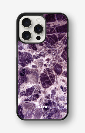 iPhone 15 Pro Max Hard Case – Purple Marble - View 1