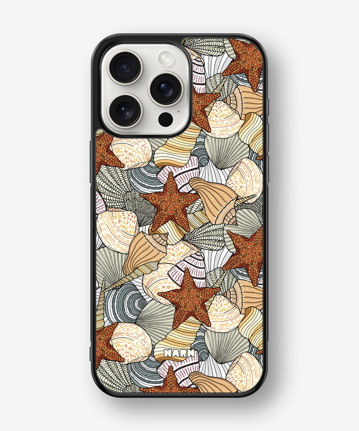 iPhone 15 Pro Max Hard Case – Sea Shells - View 1