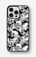 iPhone 15 Pro Max Hard Case – Skull Garden - View 1