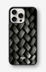 iPhone 15 Pro Max Hard Case – Tires Wall - View 1
