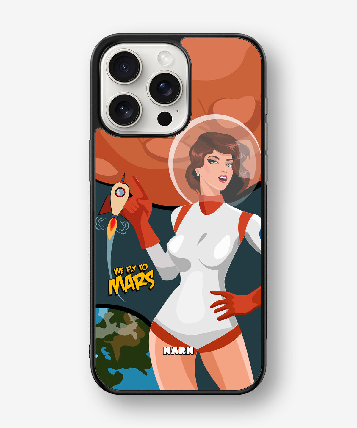 iPhone 15 Pro Max Hard Case – We Fly To Mars - View 1