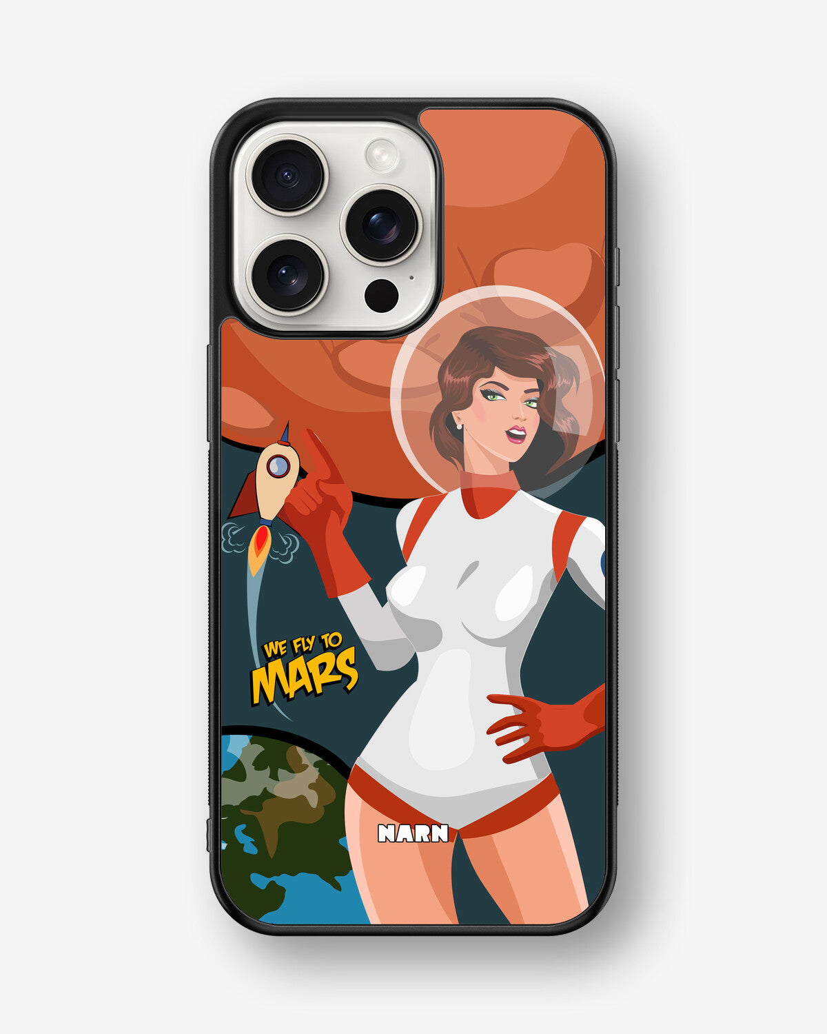 iPhone 15 Pro Max Hard Case – We Fly To Mars - View 1
