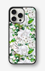 iPhone 15 Pro Max Hard Case – White Bloom - View 1