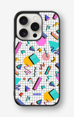 iPhone 15 Pro Hard Case – 80s Memphis - View 1