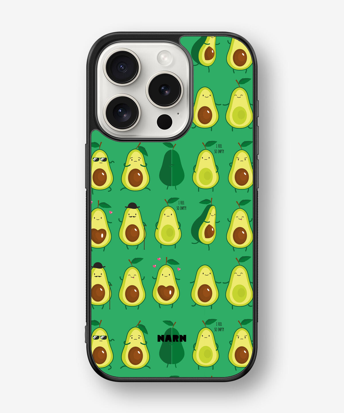 iPhone 15 Pro Hard Case – Avocado Mood - View 1