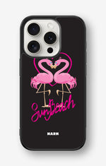 iPhone 15 Pro Hard Case – Beach Flamingo - View 1
