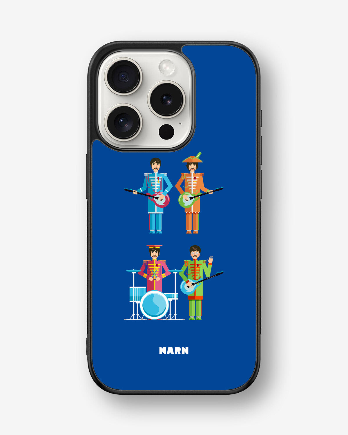 iPhone 15 Pro Hard Case – Beatles Blue - View 1