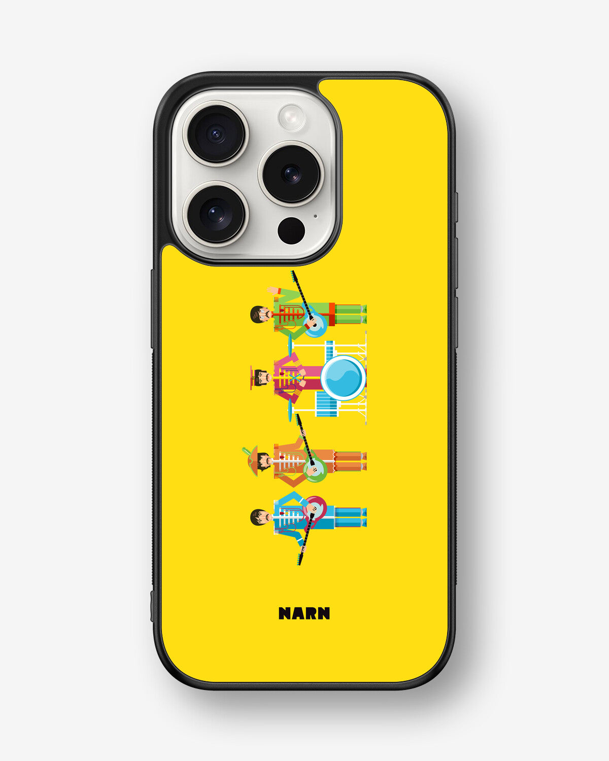 iPhone 15 Pro Hard Case – Beatles Yellow - View 1