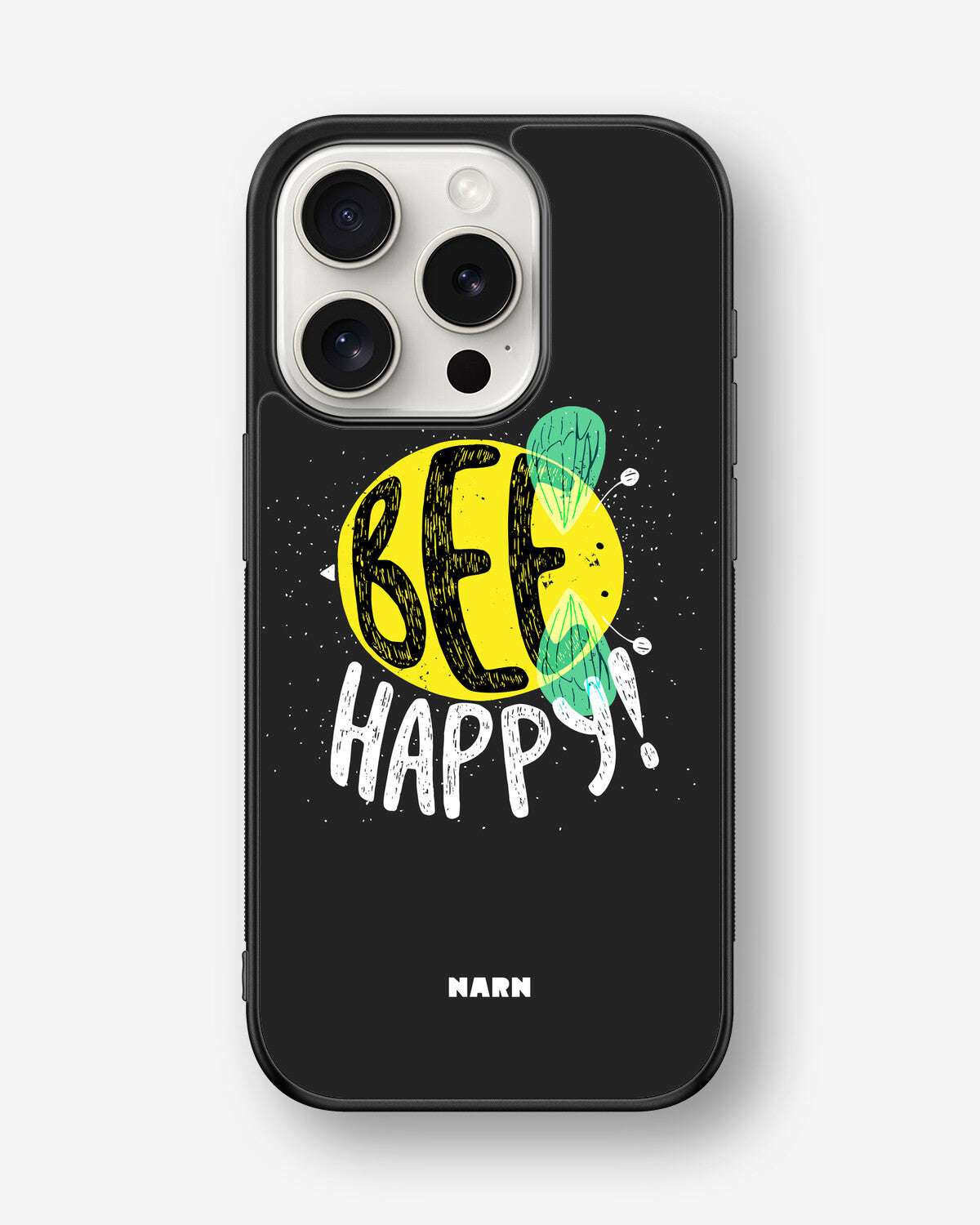 iPhone 15 Pro Hard Case – BEE Happy - View 1
