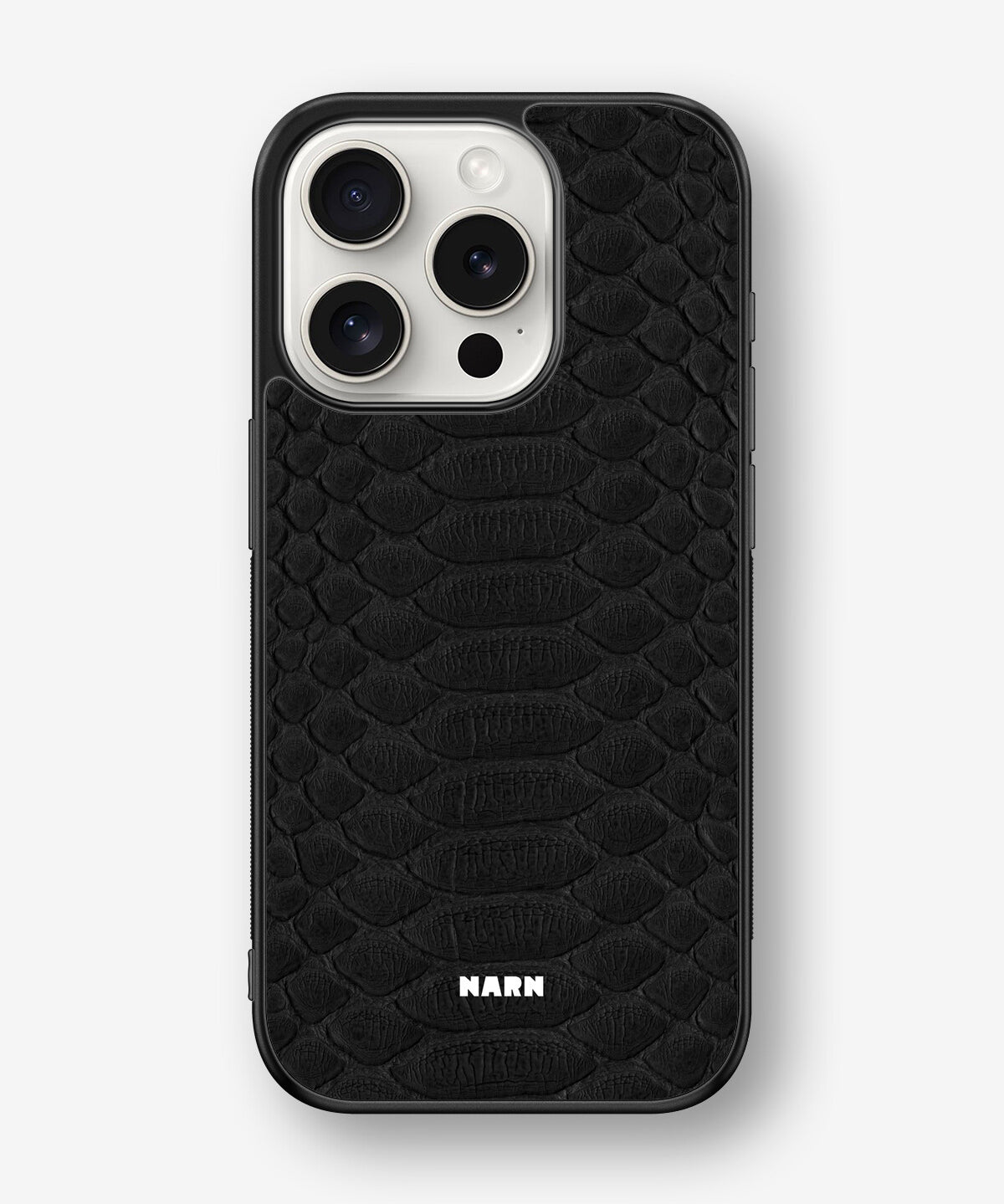 iPhone 15 Pro Hard Case – Black Snake - View 1