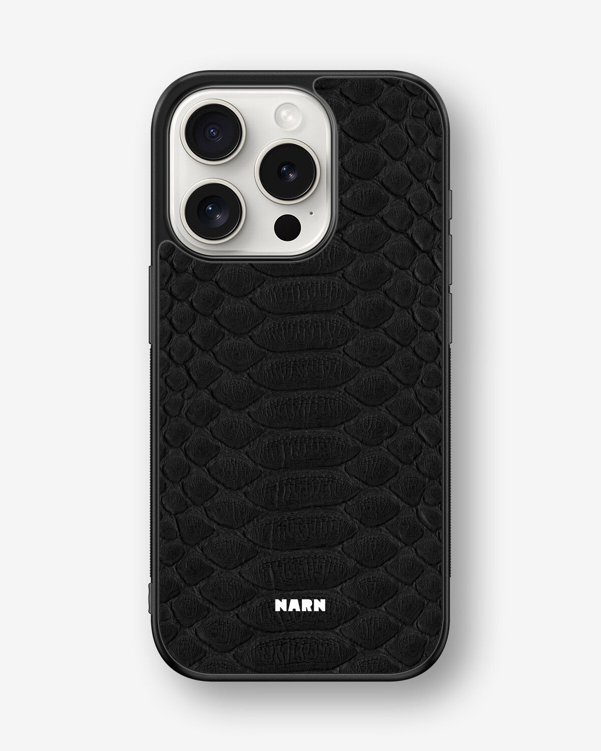 iPhone 15 Pro Hard Case – Black Snake - View 1
