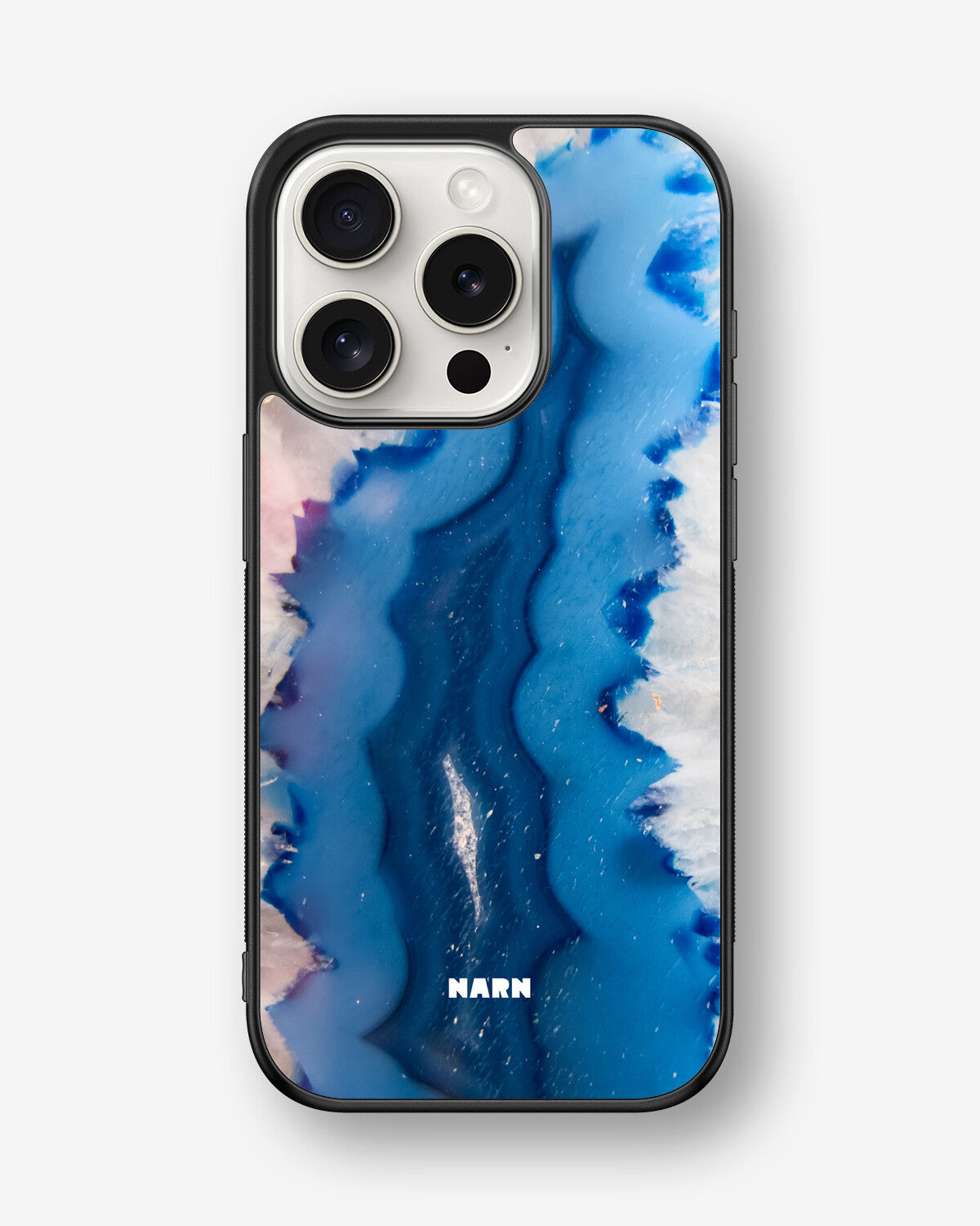 iPhone 15 Pro Hard Case – Blue Agate - View 1