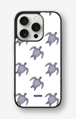 iPhone 15 Pro Hard Case – Blue Turtles - View 1