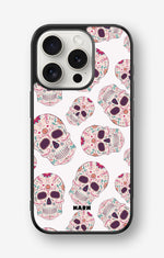 iPhone 15 Pro Hard Case – Calavera Skulls - View 1