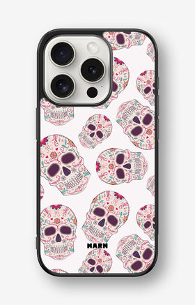 iPhone 15 Pro Hard Case – Calavera Skulls - View 1