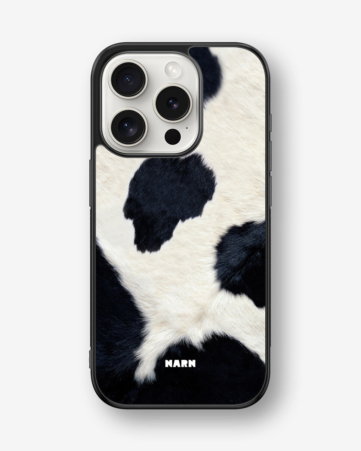 iPhone 15 Pro Hard Case – Cow Skin - View 1