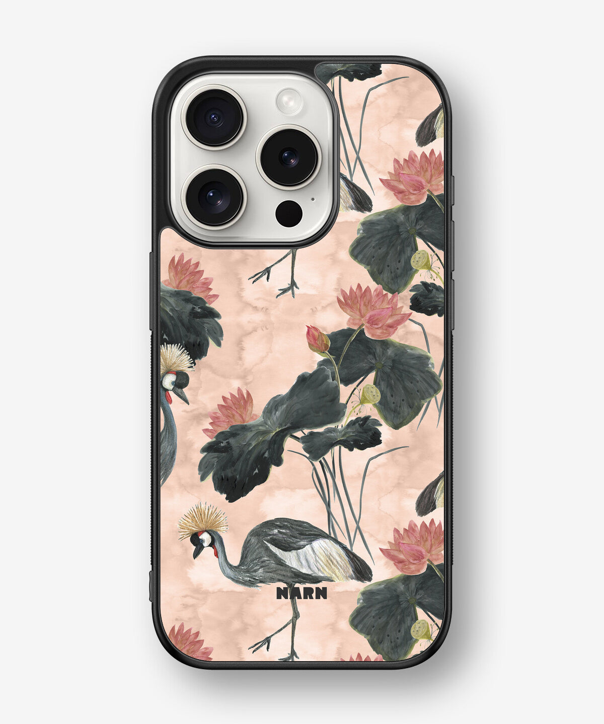 iPhone 15 Pro Hard Case – Crowned Bird - View 1