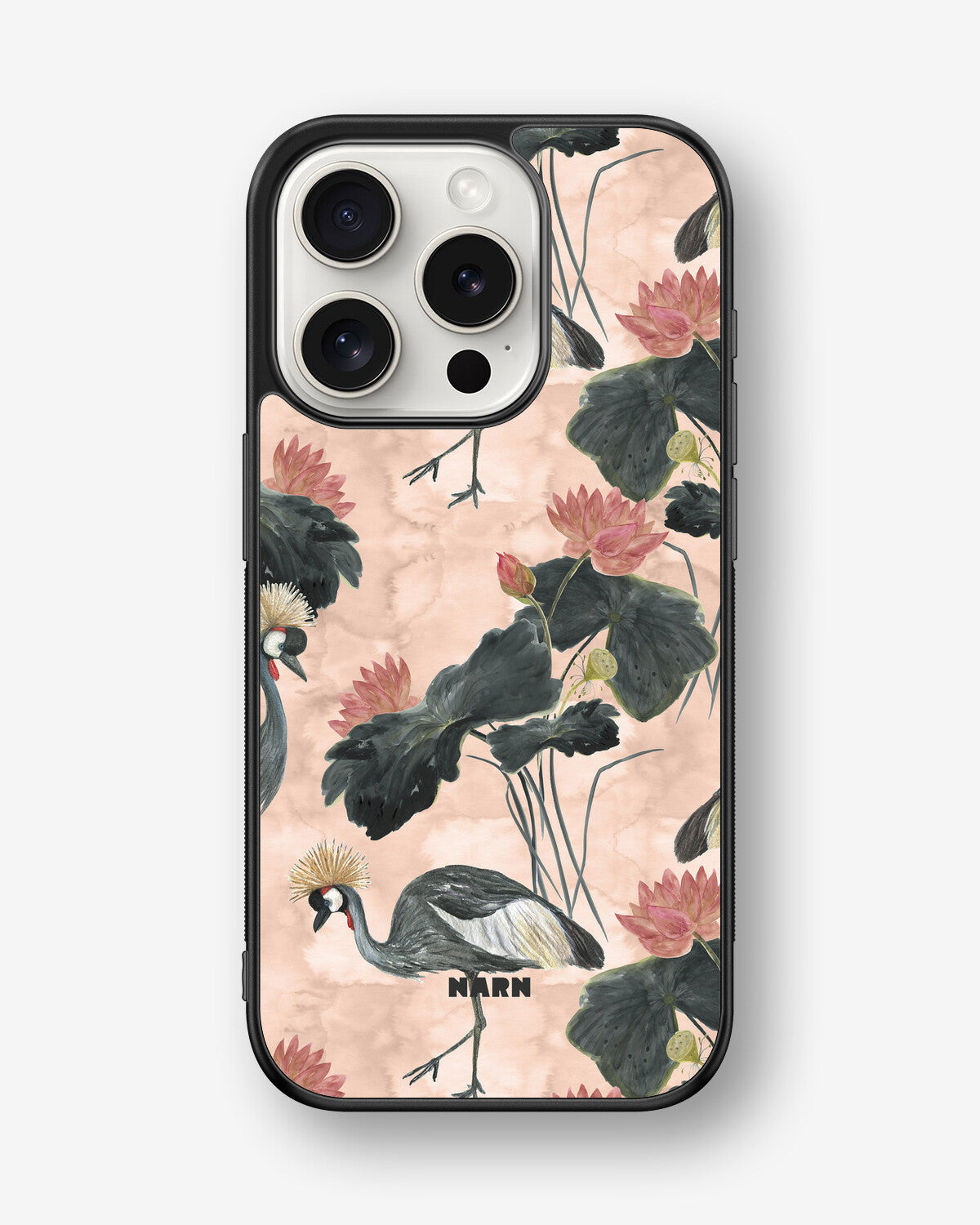 iPhone 15 Pro Hard Case – Crowned Bird - View 1