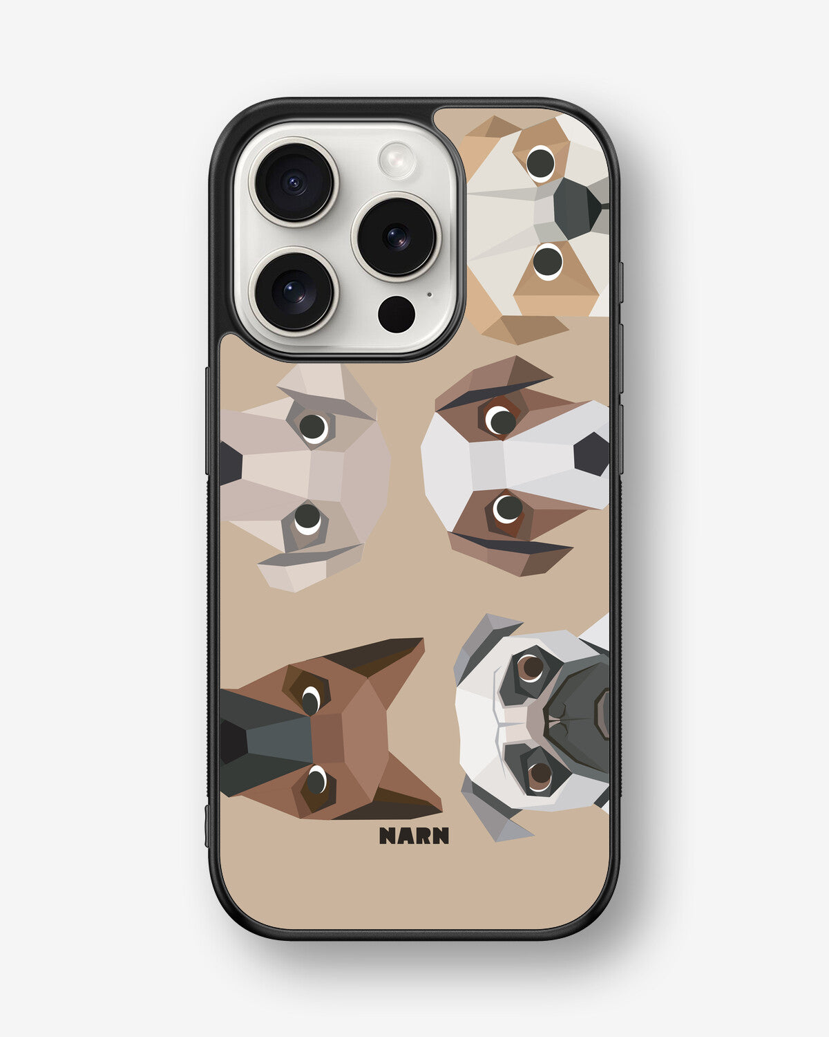 iPhone 15 Pro Hard Case – Cute Dogs - View 1