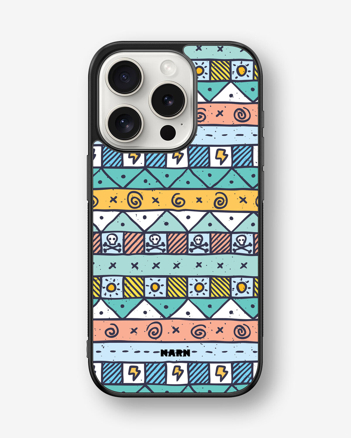 iPhone 15 Pro Hard Case – Cute Pattern - View 1