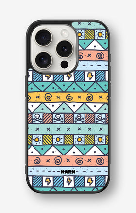 iPhone 15 Pro Hard Case – Cute Pattern - View 1