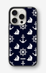 iPhone 15 Pro Hard Case – Deep Blue Voyage - View 1