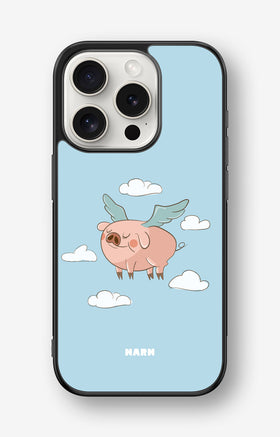 iPhone 15 Pro Hard Case – Dreamy Pig - View 1