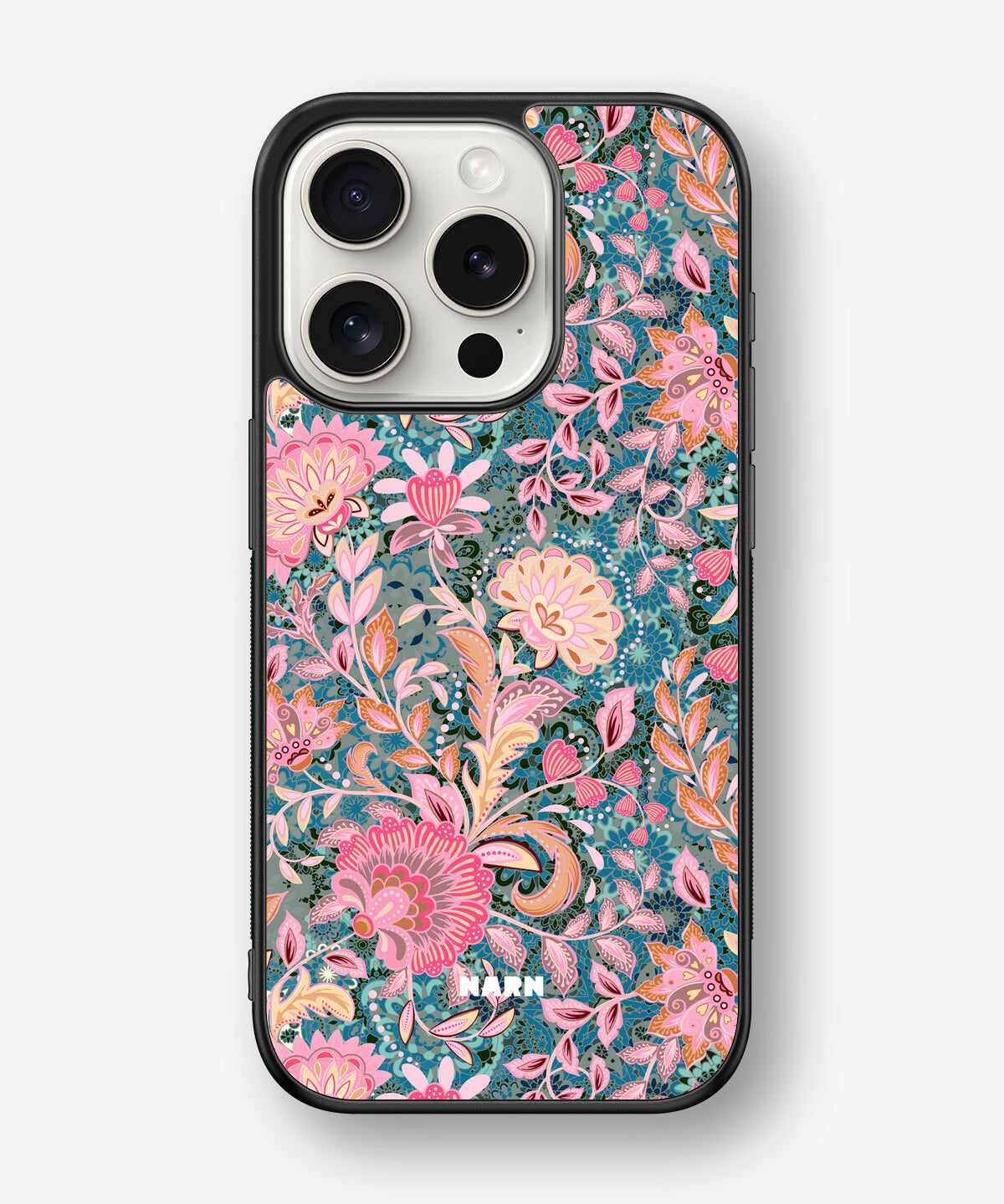 iPhone 15 Pro Hard Case – Fantasy Flowers - View 1