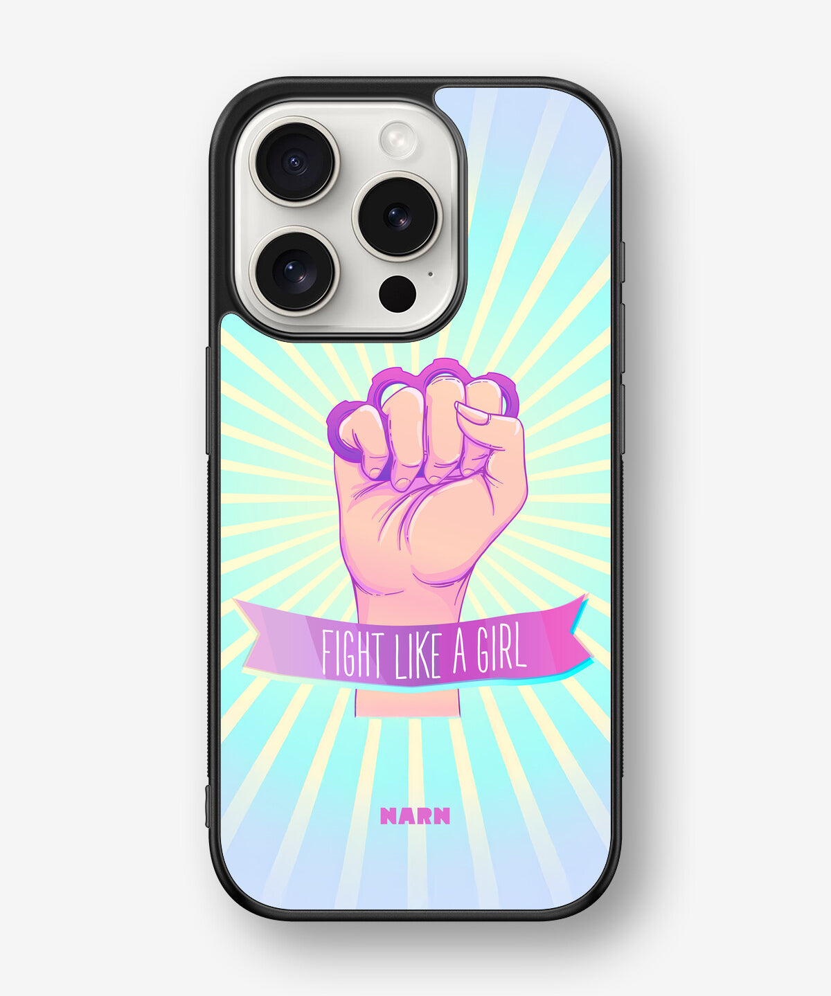 iPhone 15 Pro Hard Case – Fight Like A Girl - View 1