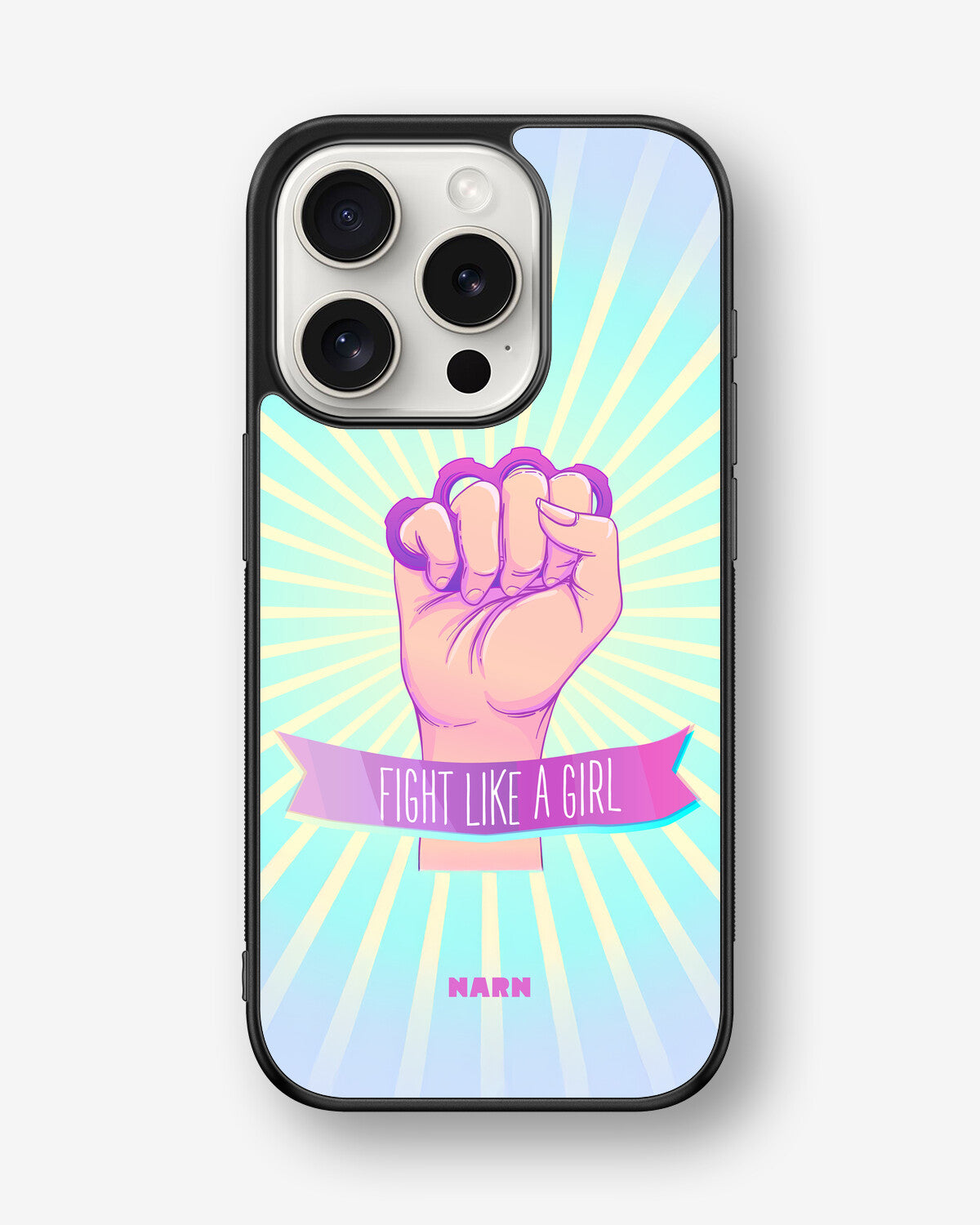 iPhone 15 Pro Hard Case – Fight Like A Girl - View 1
