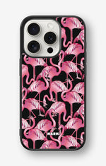 iPhone 15 Pro Hard Case – Flamingos - View 1