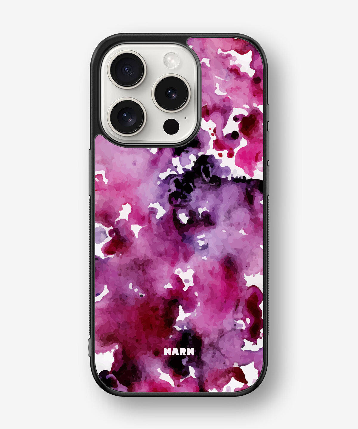 iPhone 15 Pro Hard Case – Floral Splash - View 1