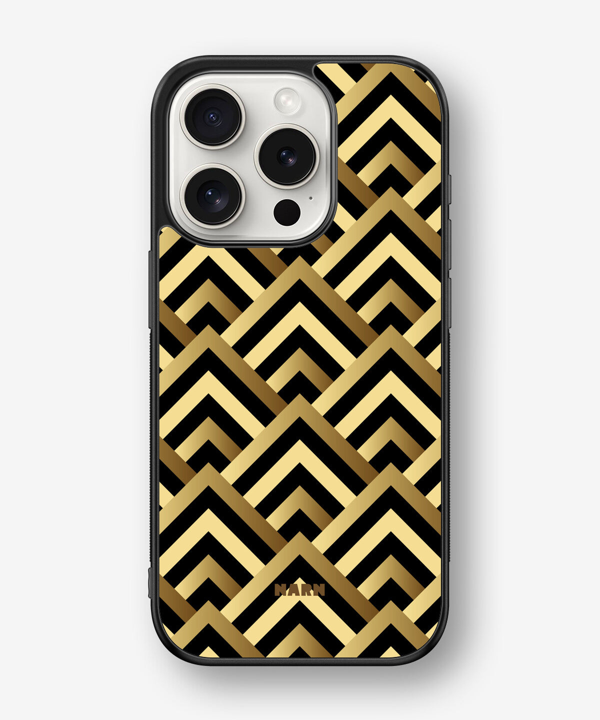 iPhone 15 Pro Hard Case – Goldline - View 1