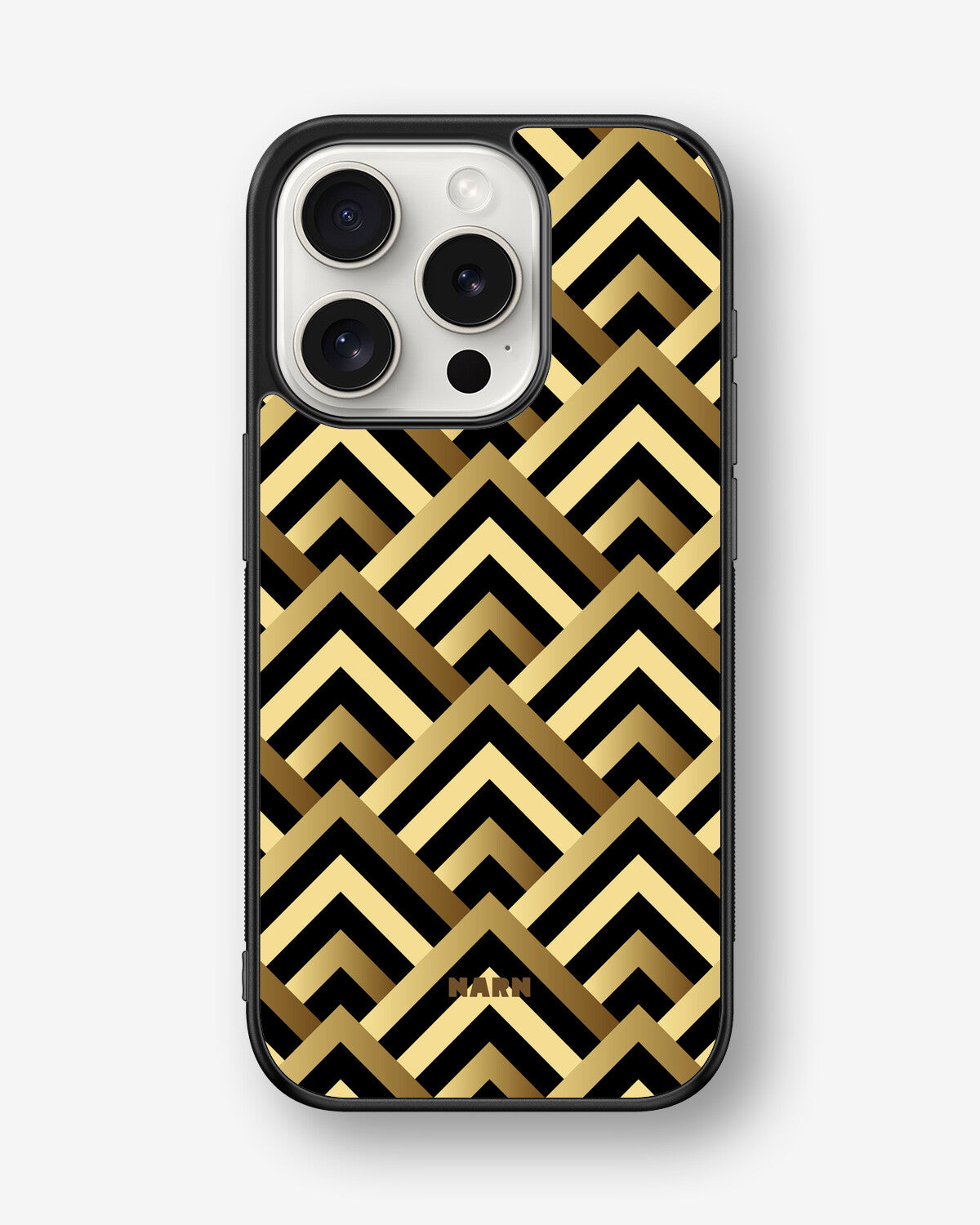 iPhone 15 Pro Hard Case – Goldline - View 1