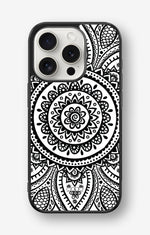 iPhone 15 Pro Hard Case – Henna Mandala - View 1