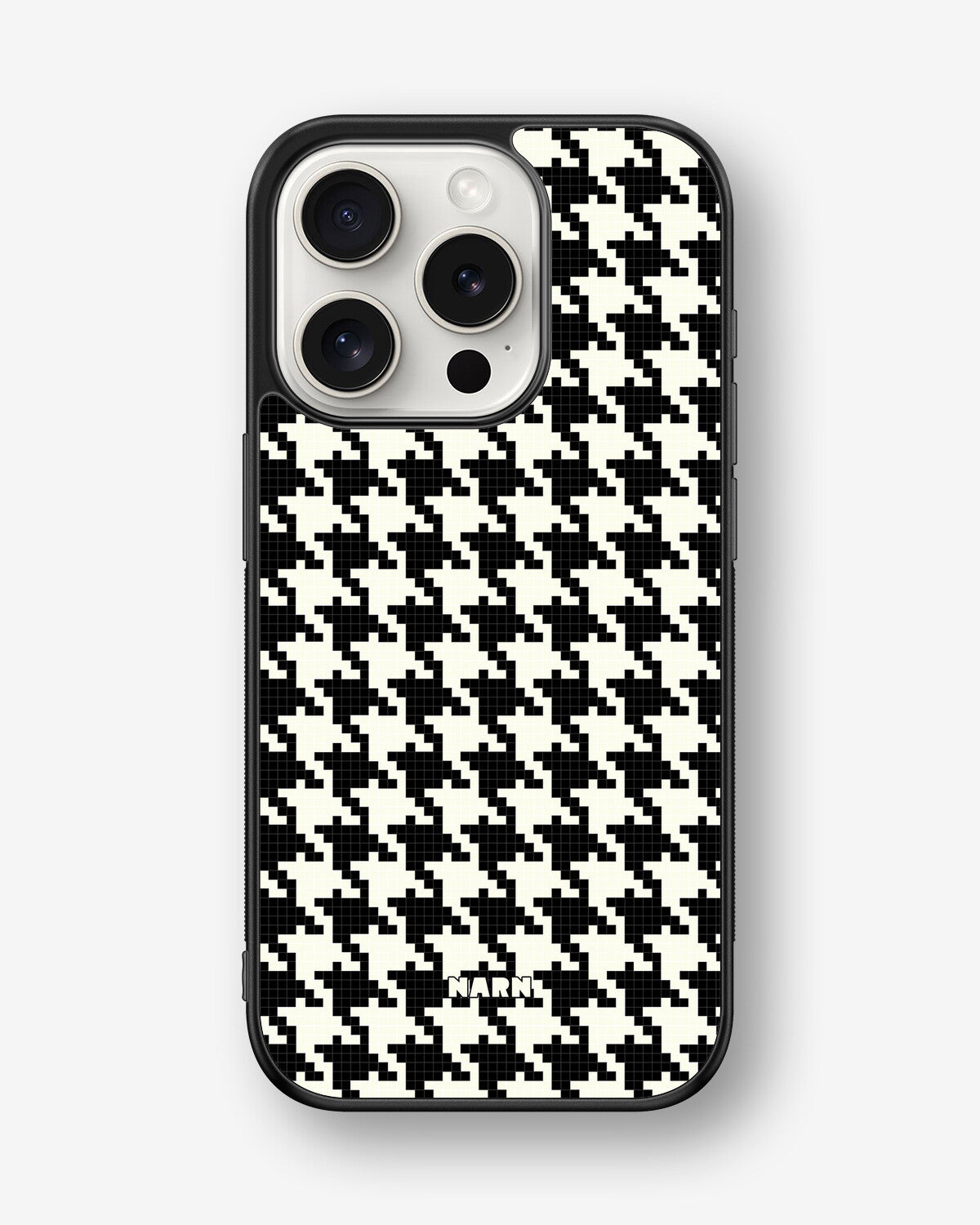 iPhone 15 Pro Hard Case – Houndstooth - View 1