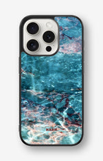 iPhone 15 Pro Hard Case – Icy Marble - View 1