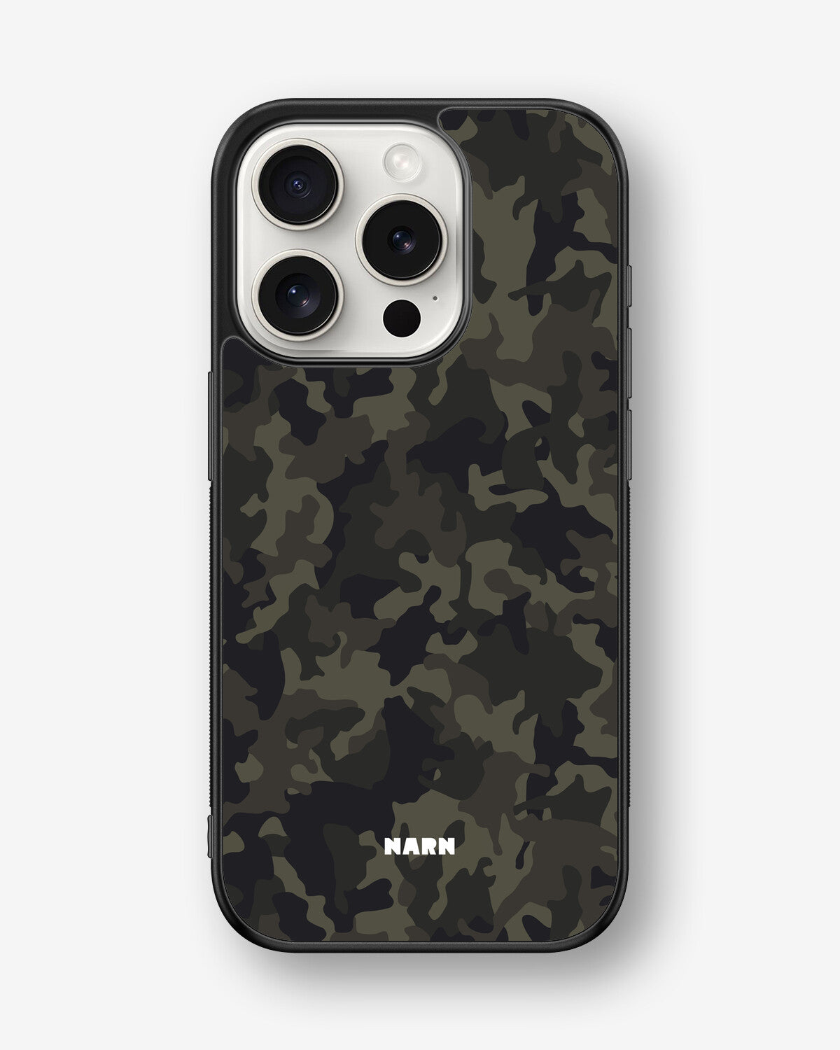 iPhone 15 Pro Hard Case – Jungle Green Camo - View 1