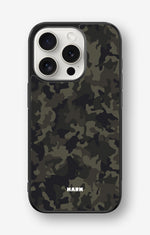 iPhone 15 Pro Hard Case – Jungle Green Camo - View 1