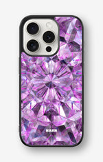 iPhone 15 Pro Hard Case – Lavender Crystals - View 1
